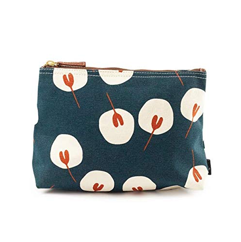 maika Recycled Canvas Large Travel Pouch, Tansy, Green