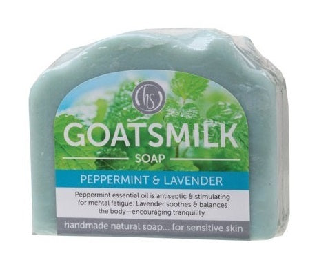 Harmony Soapworks Peppermint & Lavender Goat's Milk Soap 140g x 5 packs