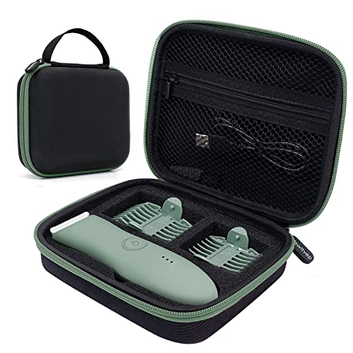 Case for Meridian Shaver, Yewltvep Hard Bags Compatible with Meridian Trimmer, Storage Case for Meridian Grooming Shaver Trimmer with Shockproof Detachable Insert Foam and Enough Space for Accessories
