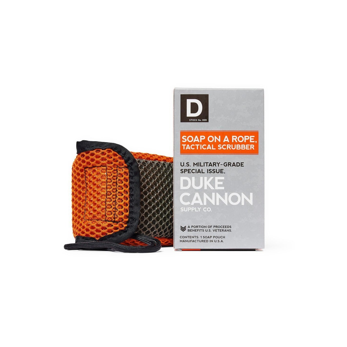 Duke Cannon Supply Co. Tactical Scrubber (Tactical Scrubber, 1 Soap Pouch)
