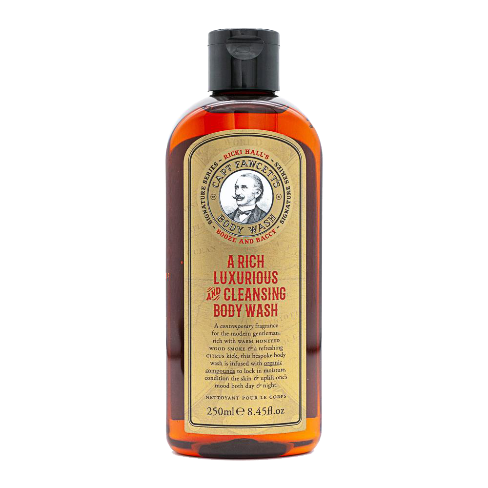 Captain Fawcett Ricki Hall Booze and Baccy Body Wash