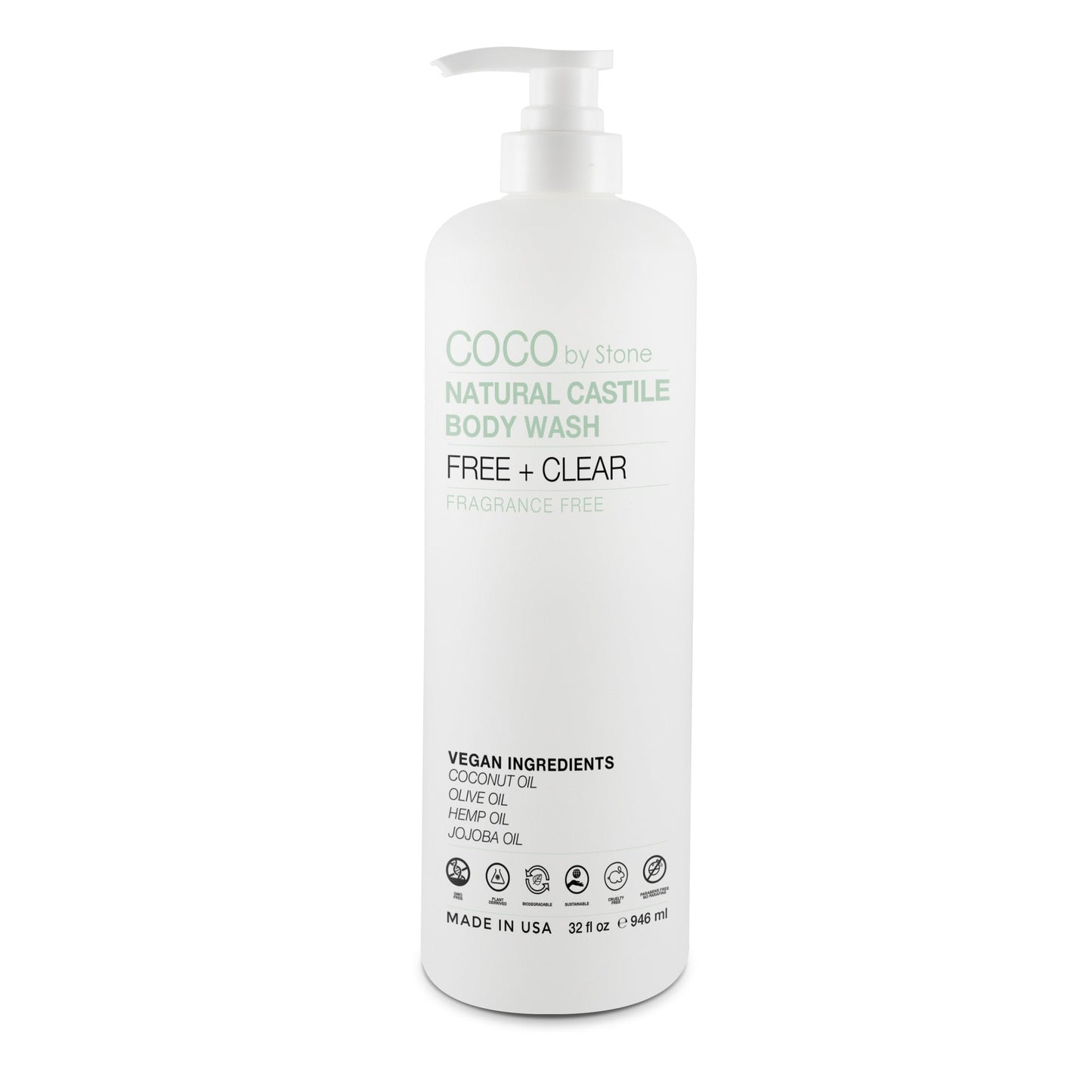 32oz Free + Clear Body Wash