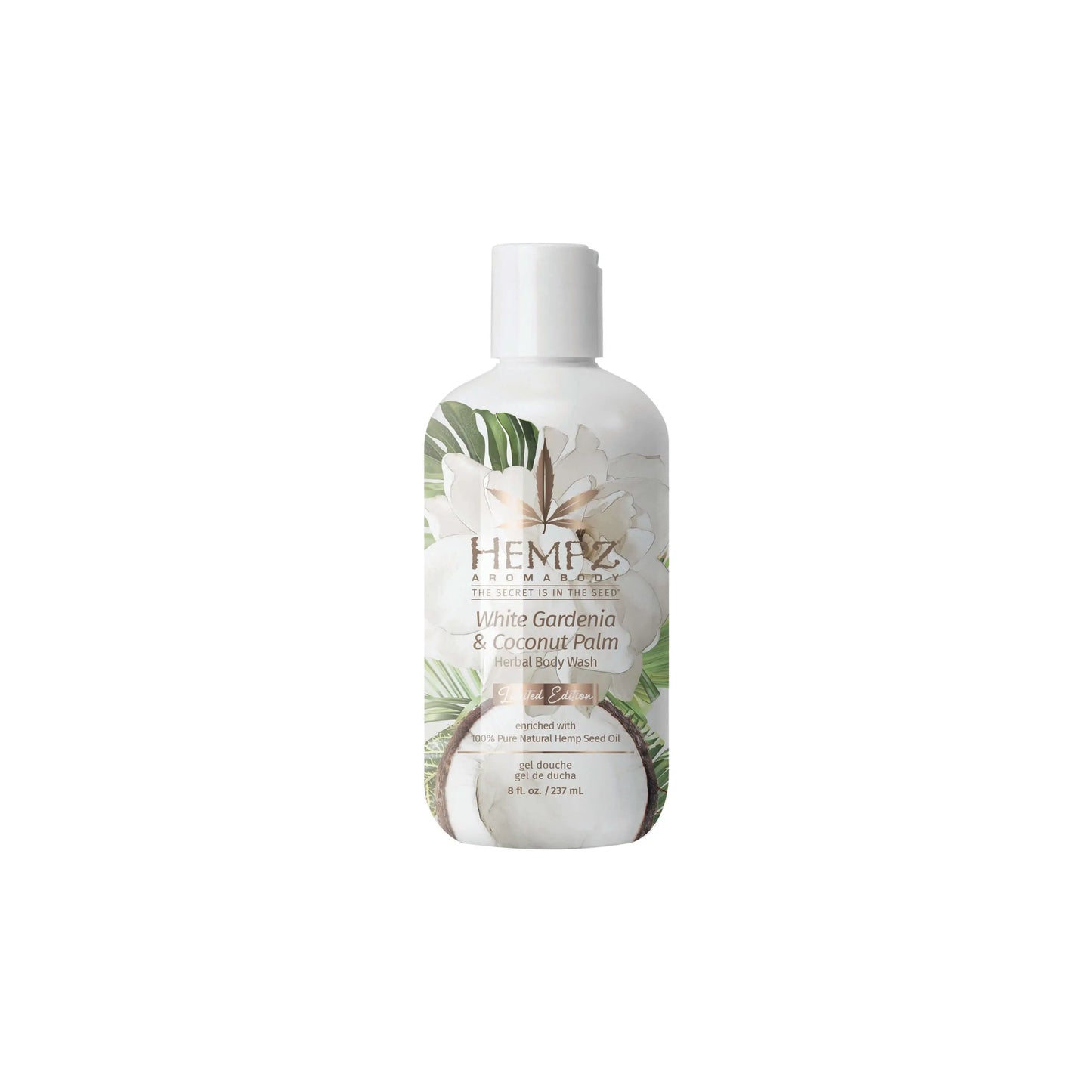 White Gardenia & Coconut Palm Herbal Body Wash