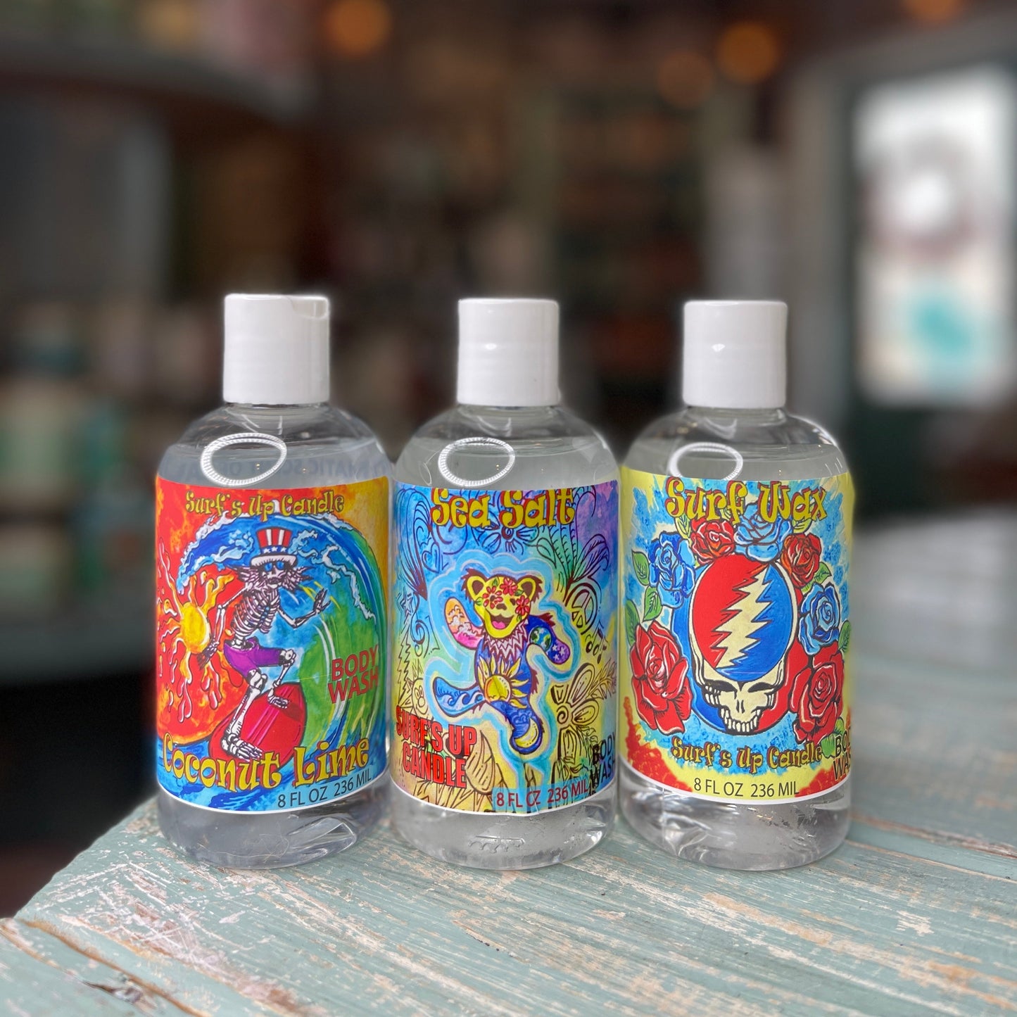 Body Wash Trio - Grateful Dead Inspired Collection