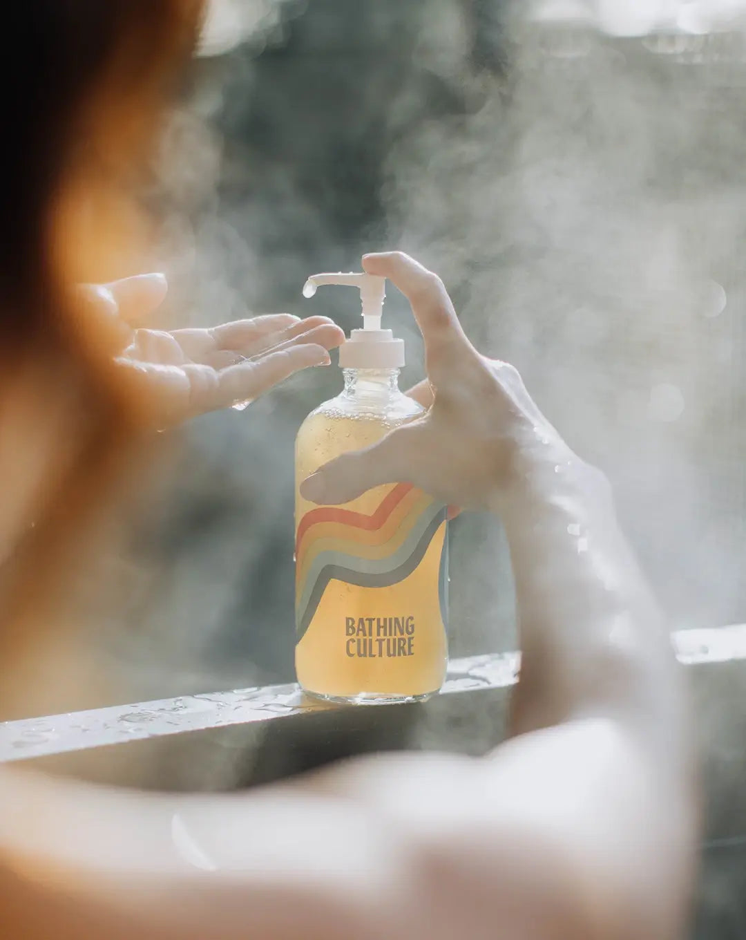 Mind and Body Wash Refillable Glass