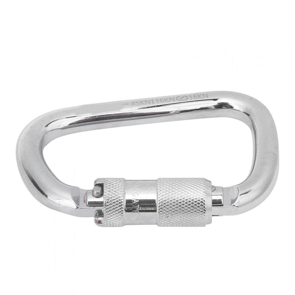 LAFGUR D Lock Carabiner,40Cr Steel 45KN D Shaped Hanging Buckle Carabiner Clip for Outdoor Climbing Safety Accessory,D Carabiner