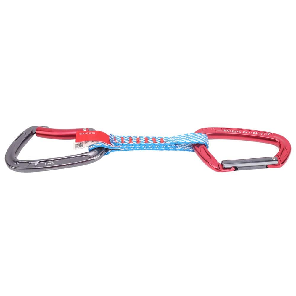 Quickdraw Set, Good Wear Resistance Straight Bent Gate Carabiner for Rock Climbing