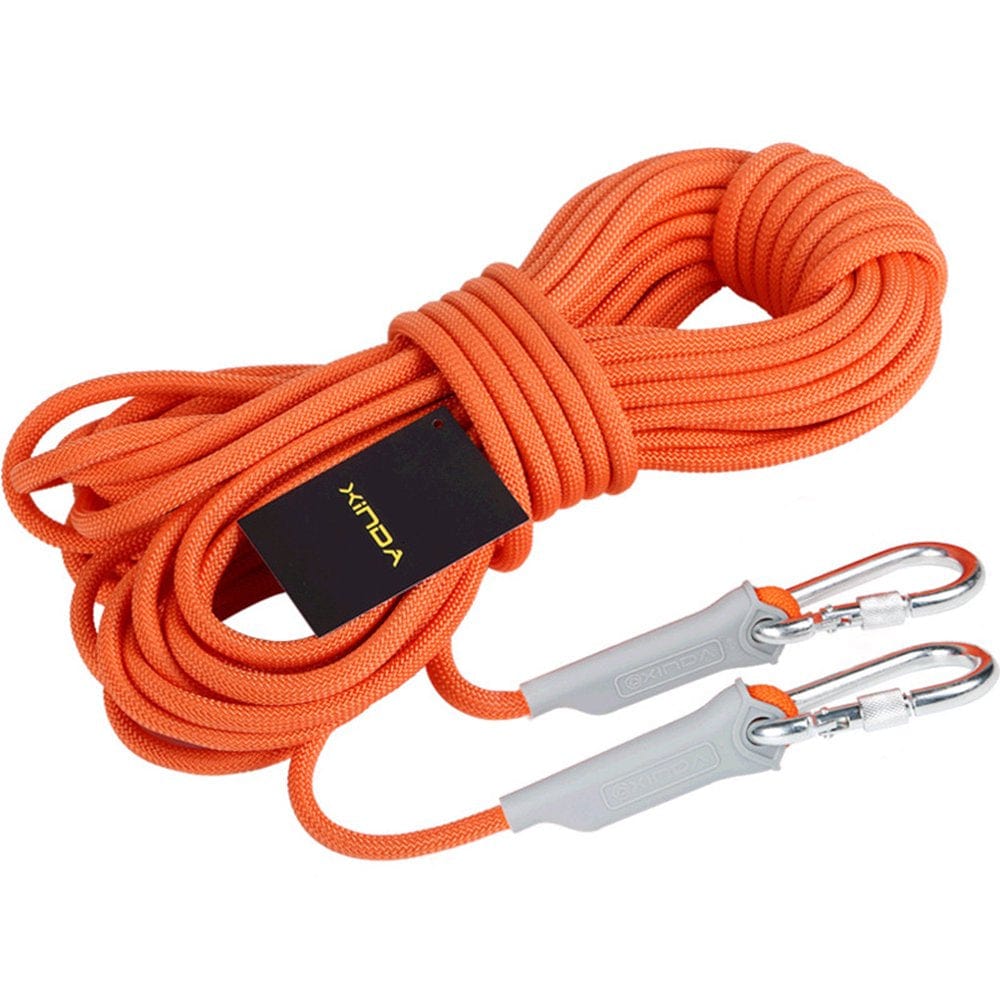 Wrea Climbing Rope Hiking Mountaineering 10Mm Diameter 10M/32.81Ft Lanyard Emergency Trekking Backpacking Sport Cord with Buckle
