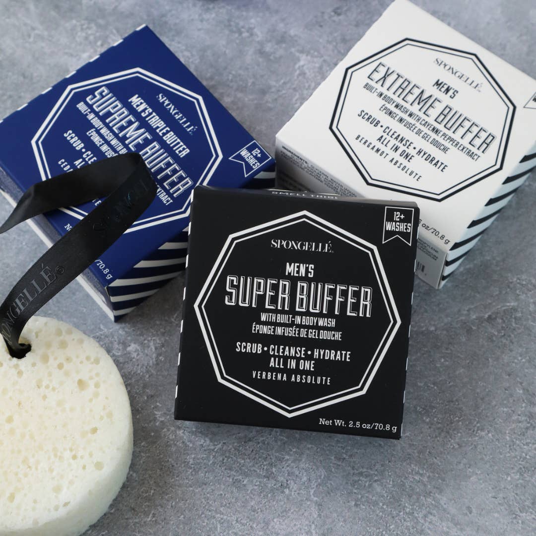 Men's Spongelle: Super Buffer, Supreme Buffer, Extreme Buffer