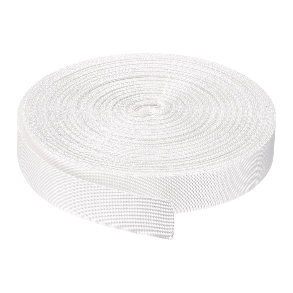 Flat Nylon Webbing Strap 1 Inch 30 Yards Blue for Backpack, Luggage-Rack