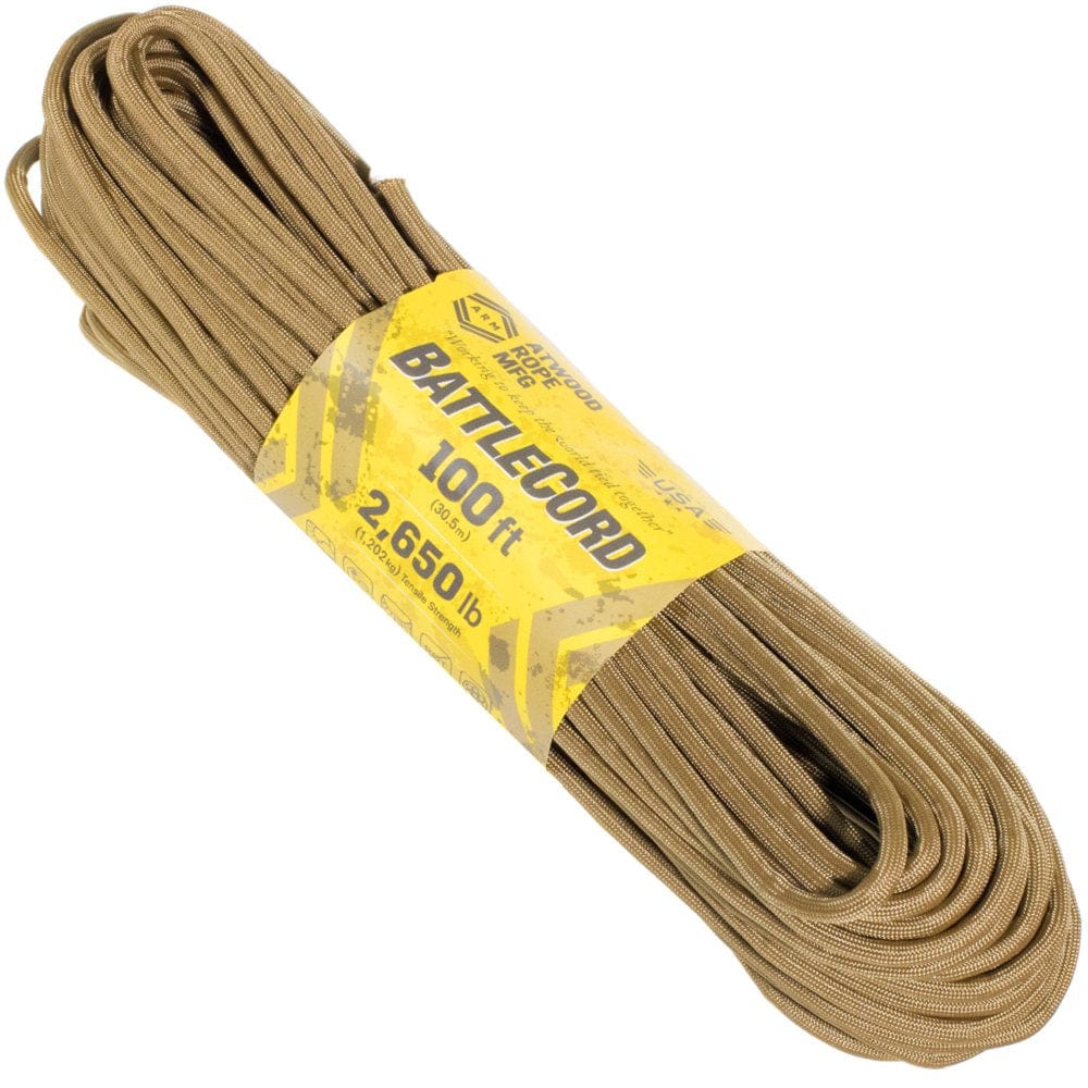 5.6Mm Battlecord – Ultra Strong & Tough Rope – 2650Lb Tensile Strength – USA Made