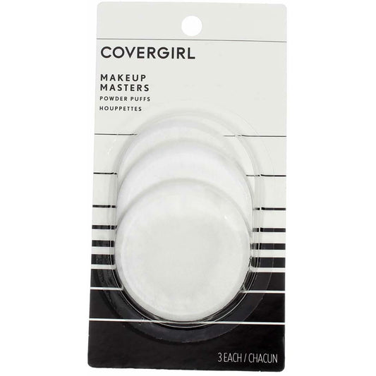 CoverGirl Make-Up Masters Powder Puffs, 3 ea (Pack of 10)