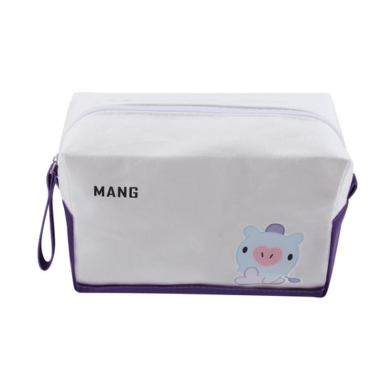 G-Ahora Bangtan Boys Makeup Bag Korean Group Army Cosmetic Bag Portable Travel Cosmetics Bangtan Boys MANG Storage Case Gift for Girls Women（MUB J-HOPE）
