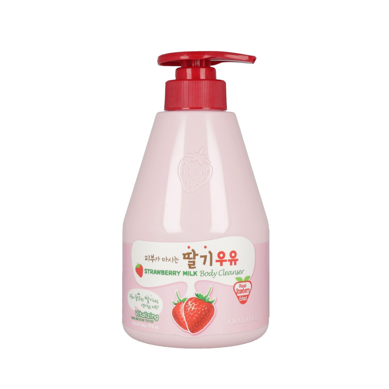 KWAILNARA Strawberry Milk Body Cleanser 560g - DODOSKIN