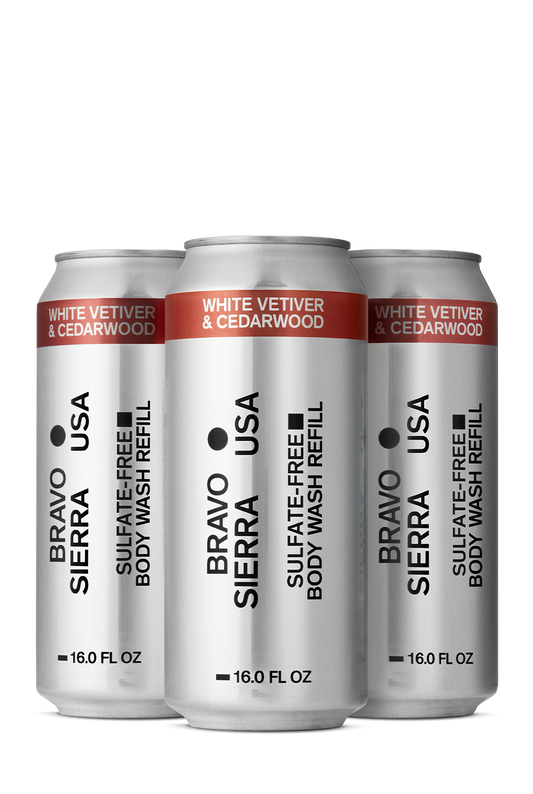 3-PACK BODY WASH REFILLS - WHITE VETIVER & CEDARWOOD