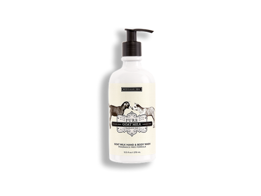 Beekman Goat Milk Hand & Body Wash 12.5oz 370mL - Pure Goat Milk (Unscented)