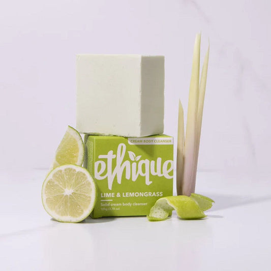 Ethique Lime & Lemongrass Solid Cream Body Cleanser 105g