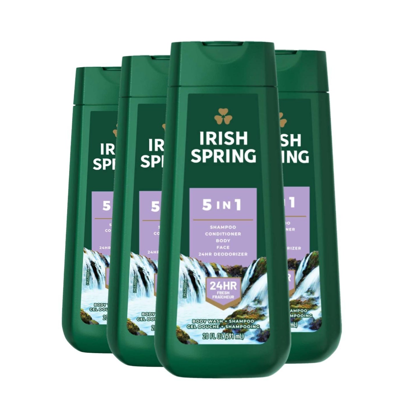 Irish Spring 5-in-1 Body Wash for Men 20 Oz  - 4 pack