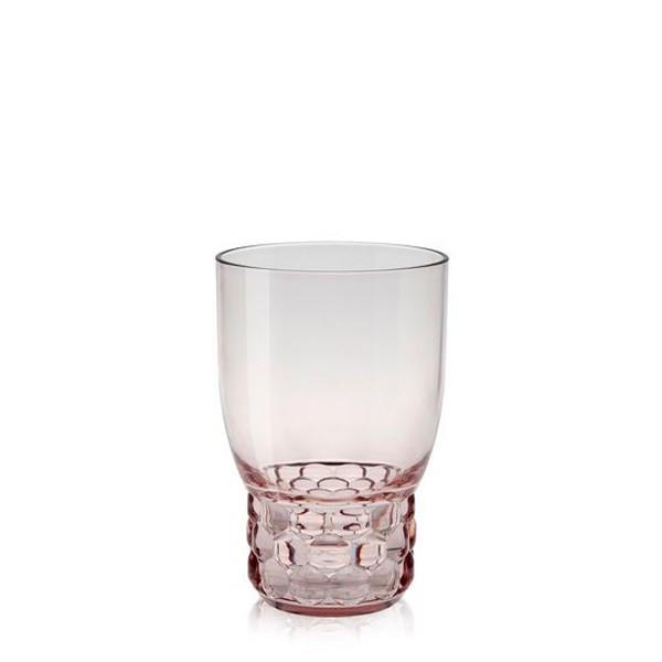 Jellies Medium Tumbler Glass, Set of 4 Tumbler Glass Kartell Pink - Set of 4
