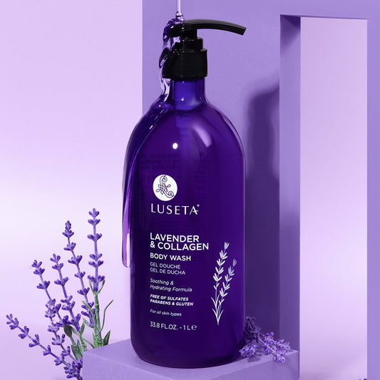 Lavender & Collagen Body Wash Body Wash Luseta Beauty 33.8oz