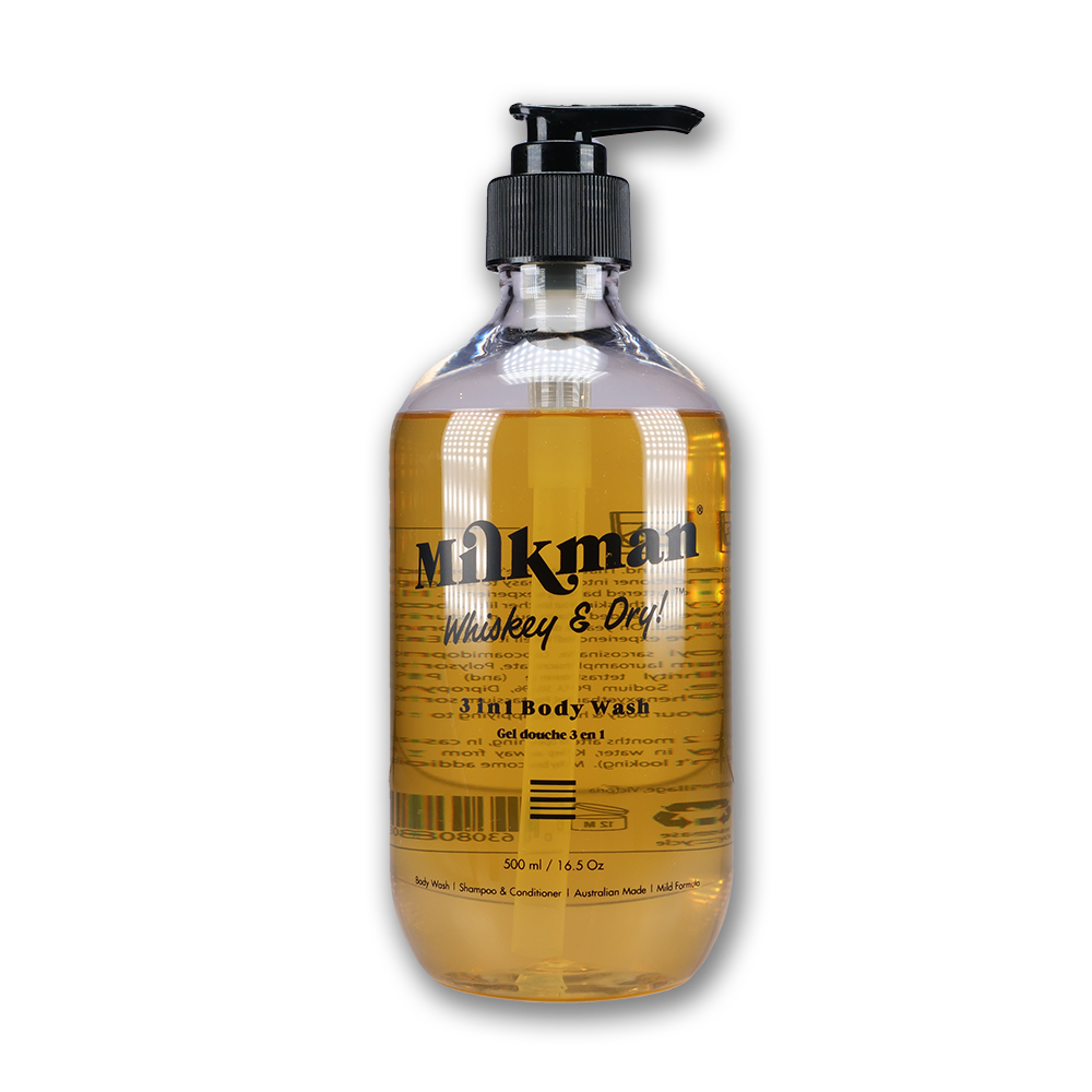 Milkman 3 in 1 Body Wash - Whiskey & Dry