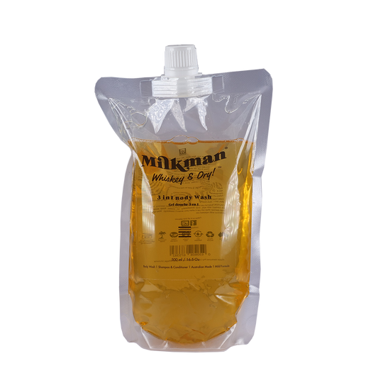 Milkman 3 in 1 Body Wash ECO REFILL - Whiskey & Dry