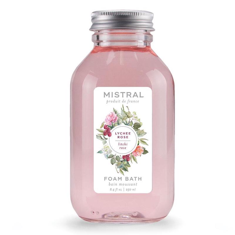 Mistral Classic Foam Bath 8.4fl oz 250ml - Lychee Rose