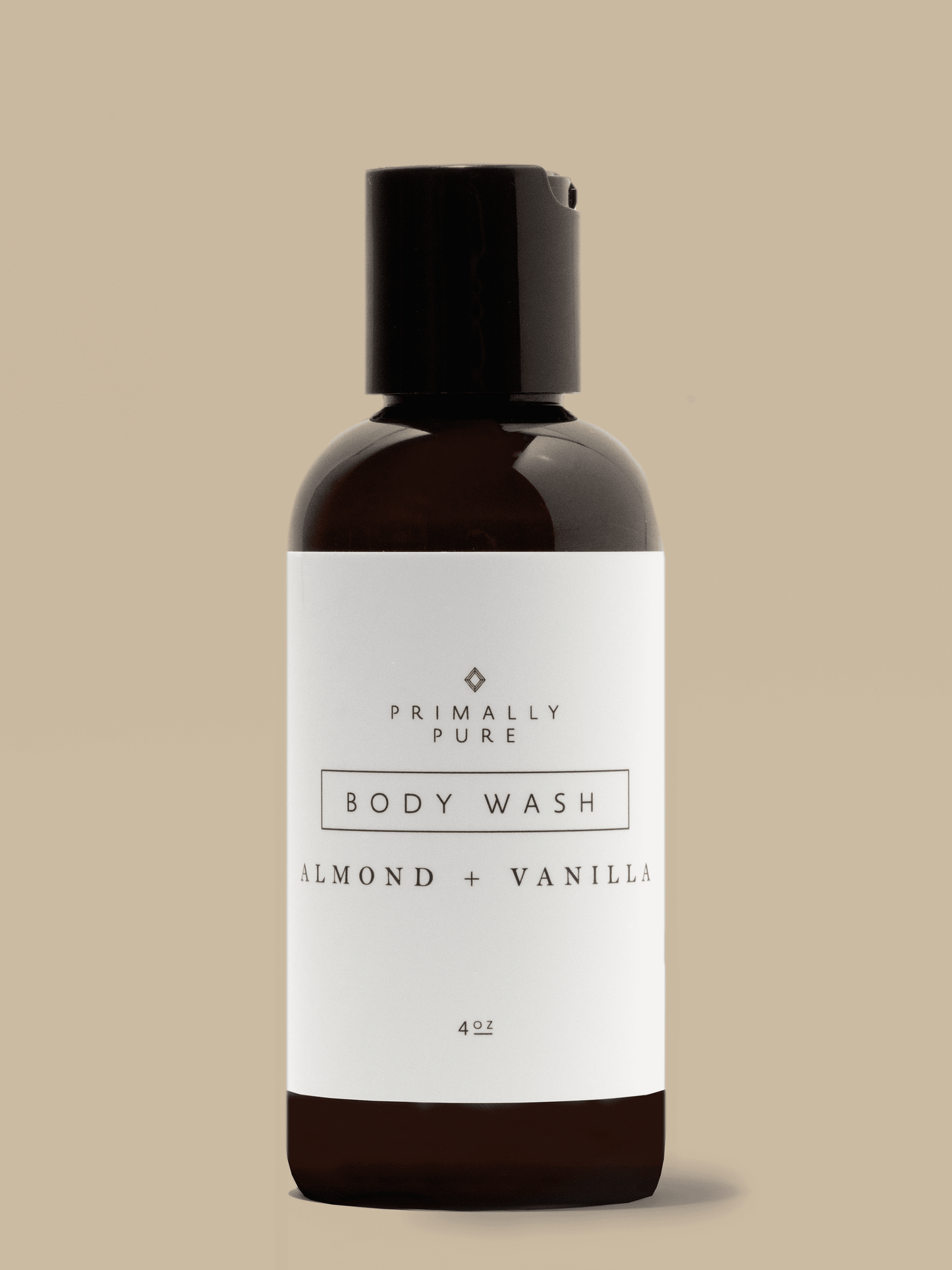 Body Wash (4oz) Body Wash Primally Pure Almond + Vanilla