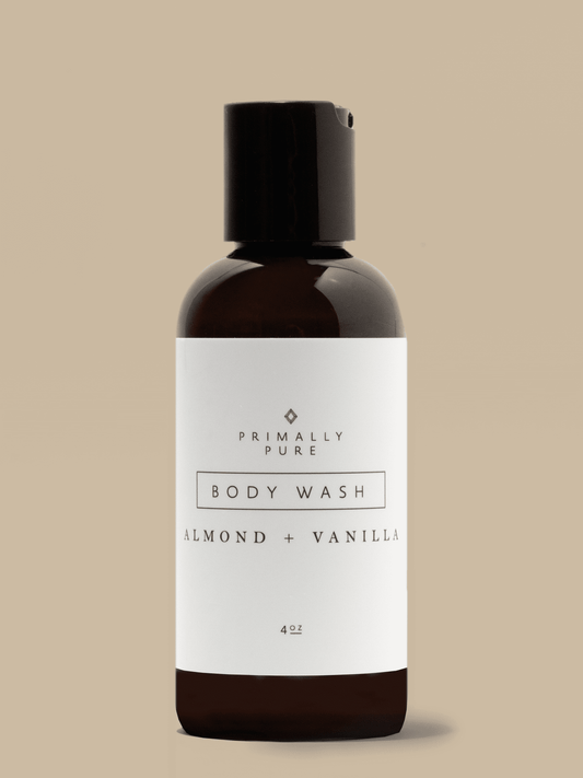 Body Wash (4oz) Body Wash Primally Pure Almond + Vanilla