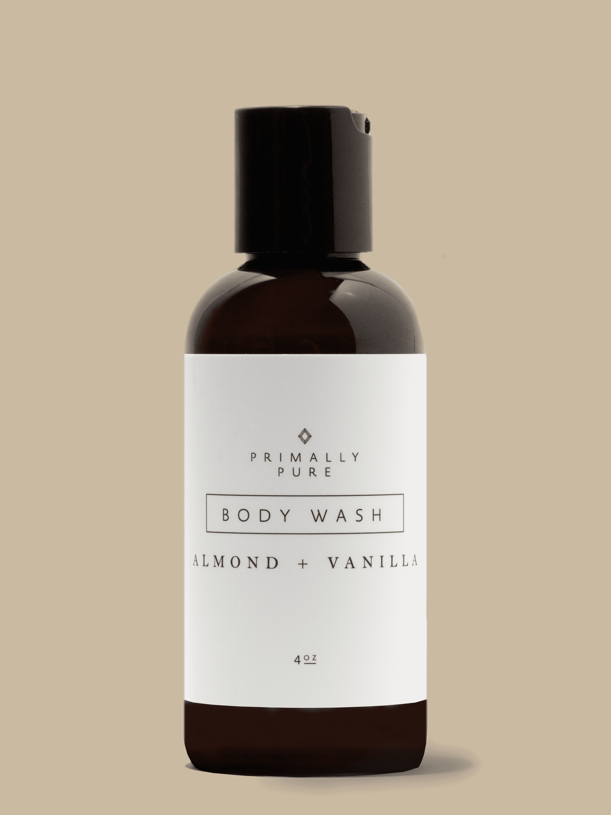 Body Wash Trio #1 (4oz) Body Wash Primally Pure Almond + Vanilla