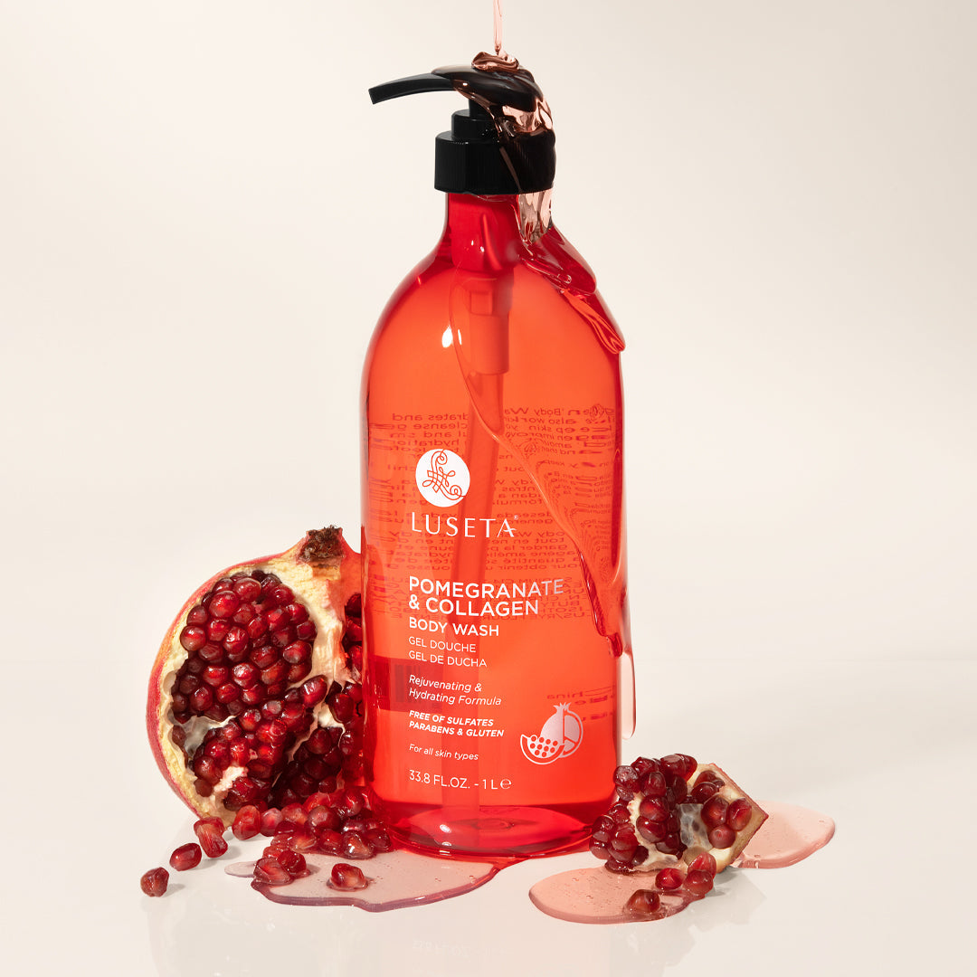 Pomegranate & Collagen Body Wash Body Wash Luseta Beauty 33.8oz