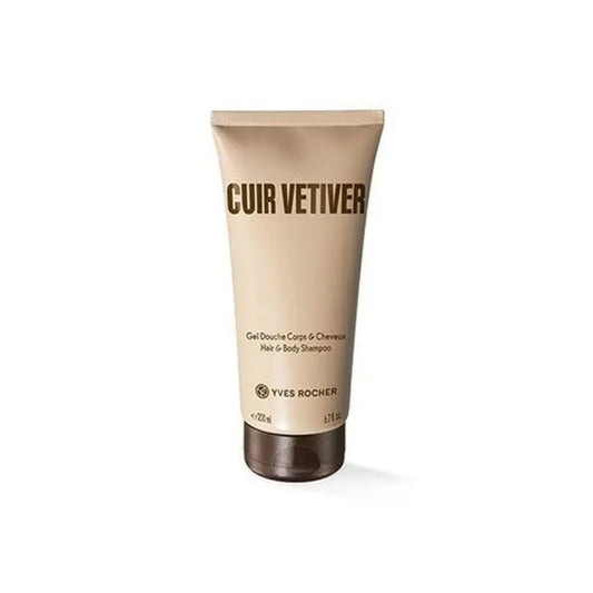 Yves Rocher Cuir Vetiver Hair & Body Shampoo 200ml