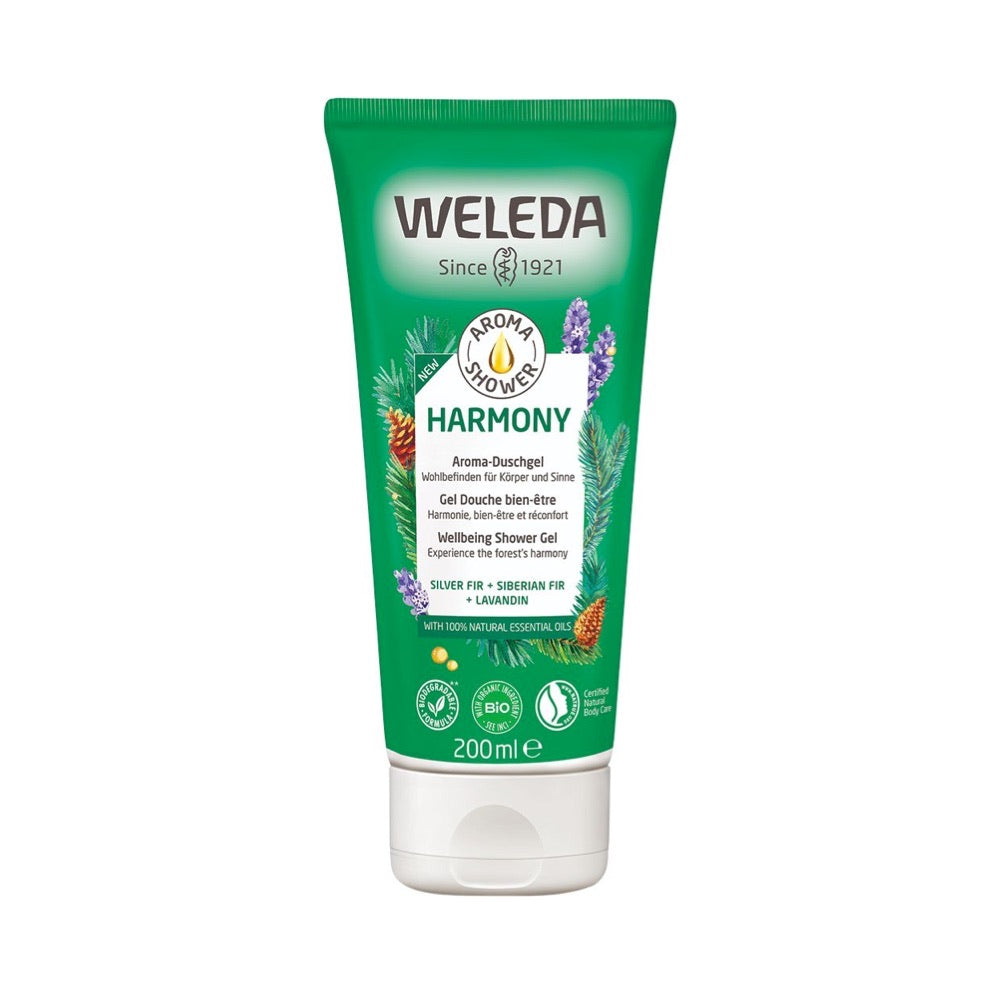 WELEDA Aroma Shower Gel - Harmony Silver Fir, Siberian Fir & Lavandin 200ml