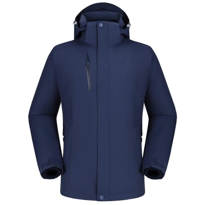 CAMEL CROWN Men’S Ski Jacket with Inner Fleece 3 in 1 Waterproof Winter Jacket