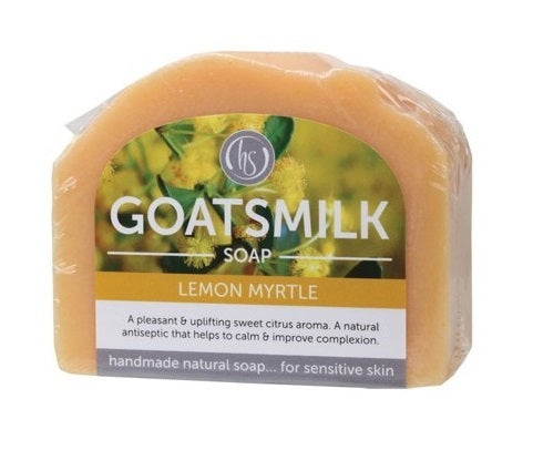 Harmony Soapworks Lemon Myrtle Goat's Milk Soap 140g x 5 packs