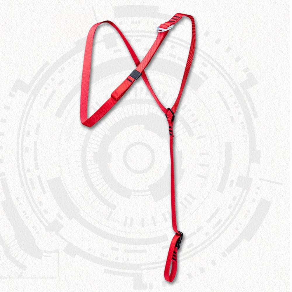Chest Ascender Shoulder Strap,High Strength Polyester Adjustable Harness Webbing for Hiking Climbing Chest Ascender