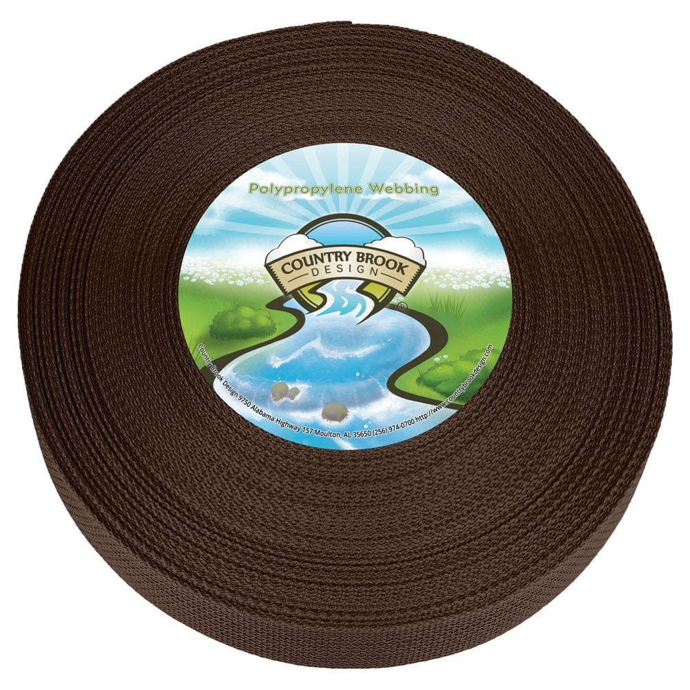 Country Brook Design® 1 Inch Pastel Pink Polypro Webbing, 10 Yards