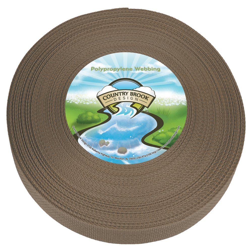 Country Brook Design® 1 Inch Pastel Pink Polypro Webbing, 10 Yards