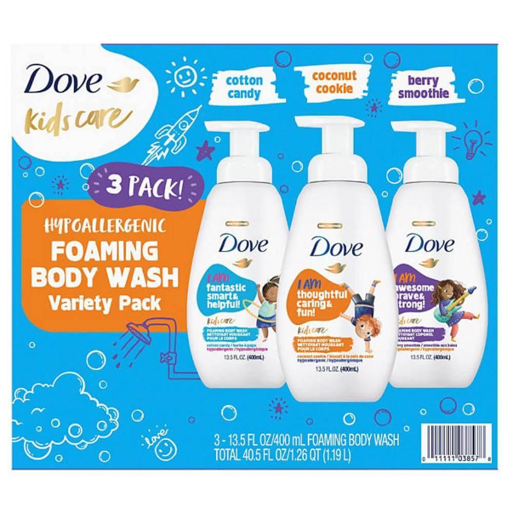 Dove - Kids Care Foaming Body Wash, Variety Pack - 13.5 Oz - 3 Pack