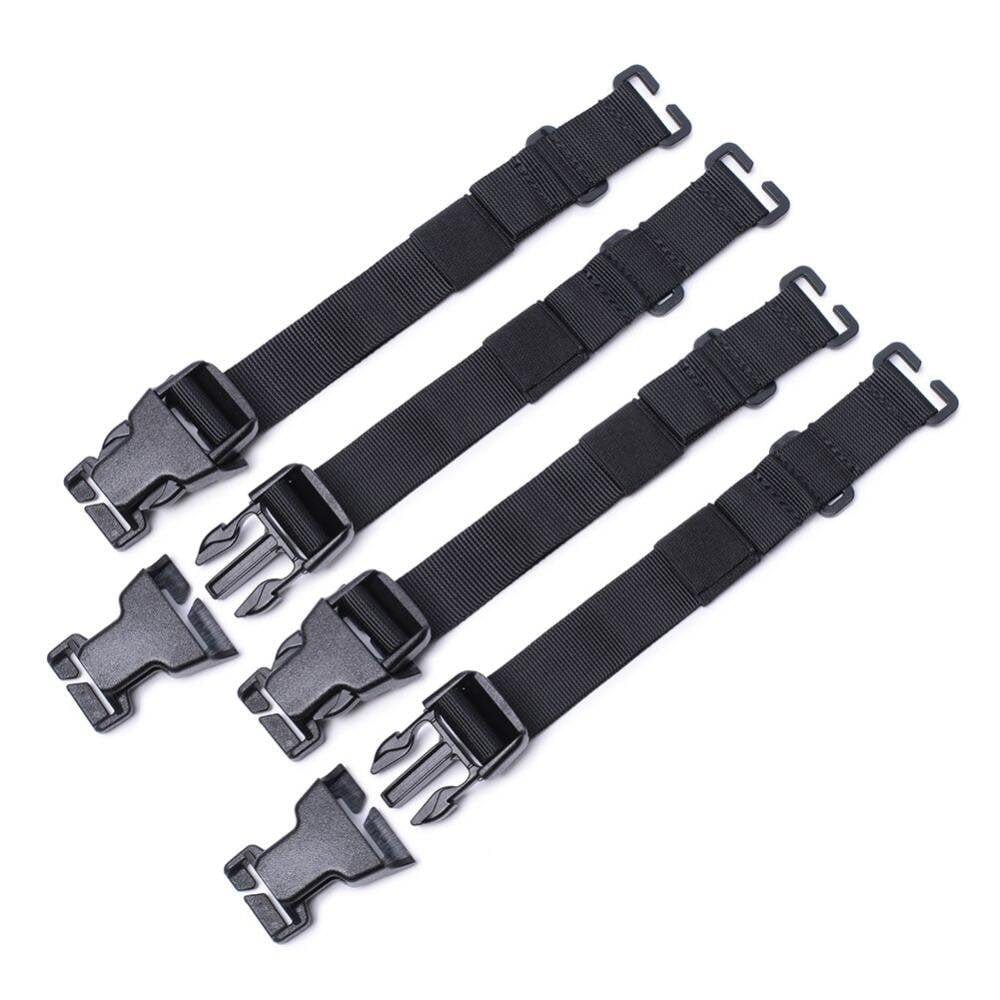 Elaydool 4PCS Molle System Straps MOLLE Backpack Accessory Straps Outdoor Sports Climbing Hiking Bag Chest Straps