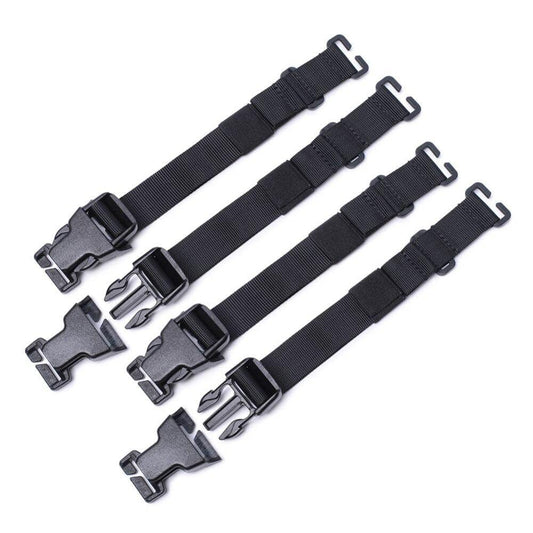 Elaydool 4PCS Molle System Straps MOLLE Backpack Accessory Straps Outdoor Sports Climbing Hiking Bag Chest Straps