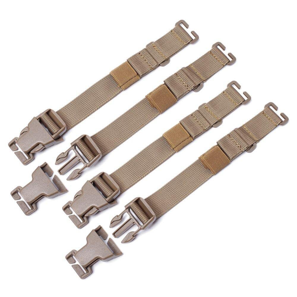 Elaydool 4PCS Molle System Straps MOLLE Backpack Accessory Straps Outdoor Sports Climbing Hiking Bag Chest Straps