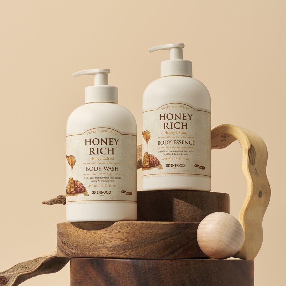 [NEW] SKINFOOD Honey Rich Body Wash / Lotion 450mL