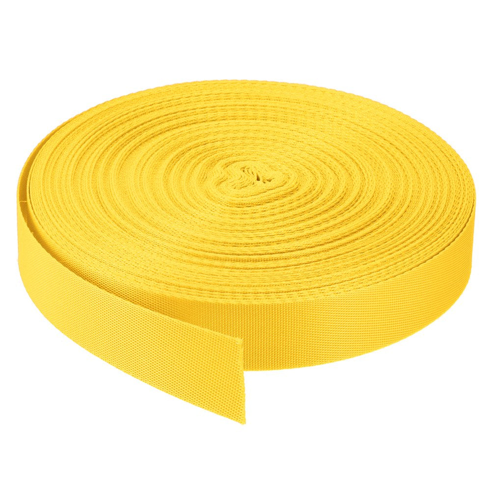 Flat Nylon Webbing Strap 1 Inch 30 Yards Blue for Backpack, Luggage-Rack