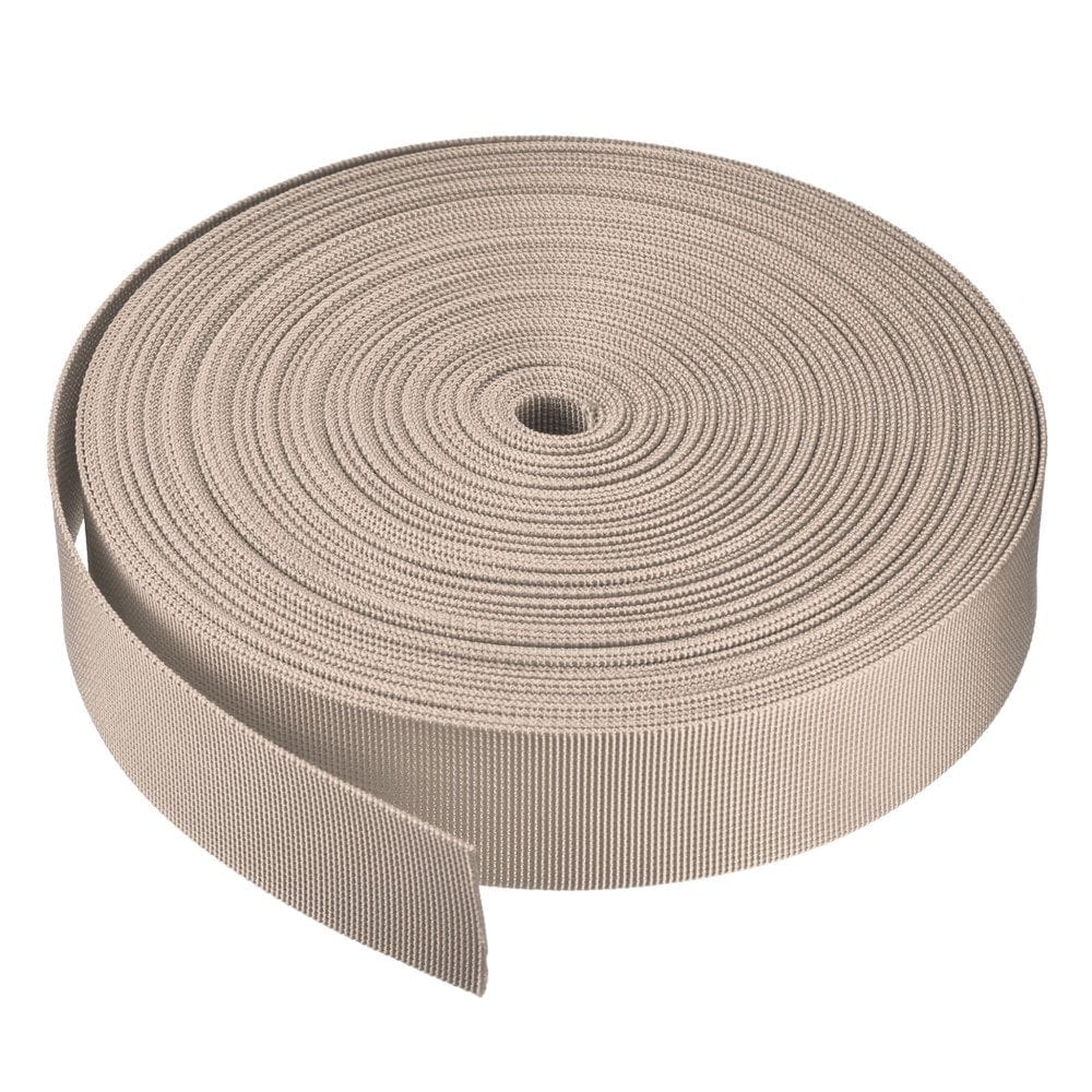 Flat Nylon Webbing Strap 1.5 Inch 25 Yards Black for Backpack, Luggage-Rack