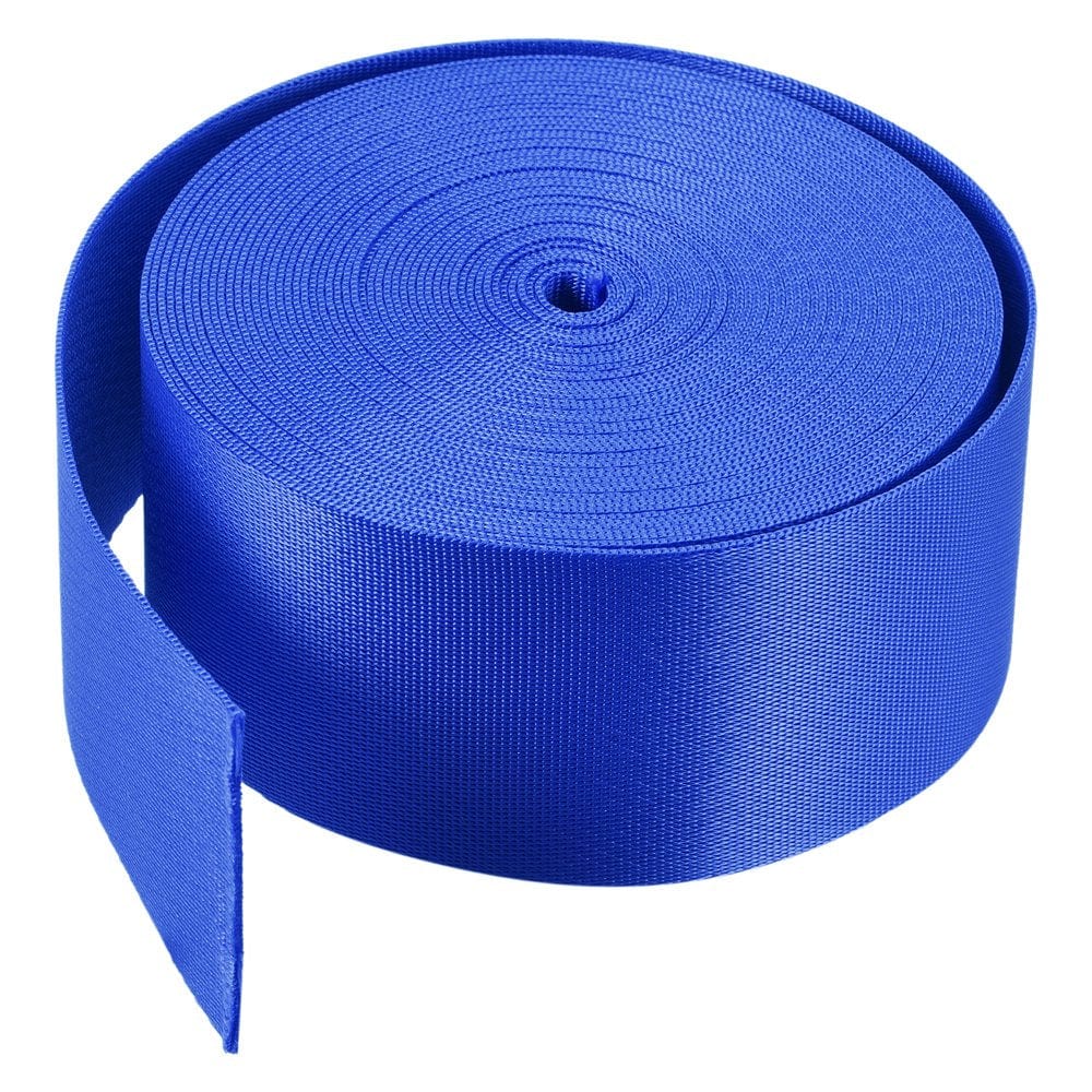 Flat Nylon Webbing Strap 2 Inch 10 Yards Bright Orange for Backpack