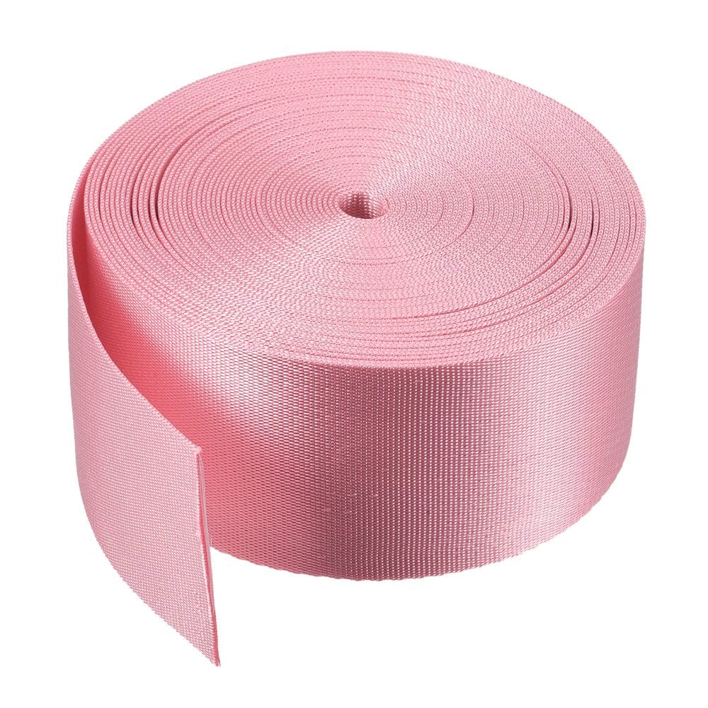 Flat Nylon Webbing Strap 2 Inch 10 Yards Bright Orange for Backpack