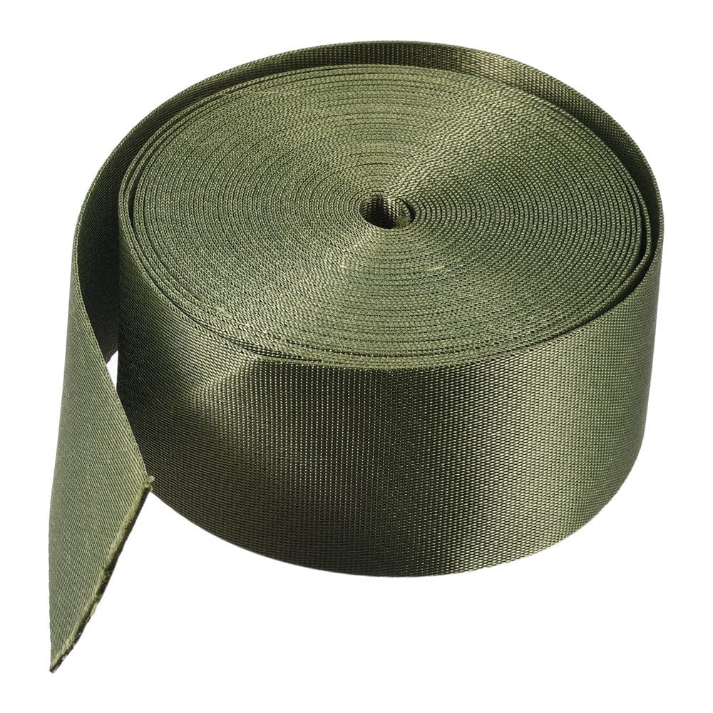 Flat Nylon Webbing Strap 2 Inch 10 Yards Bright Orange for Backpack