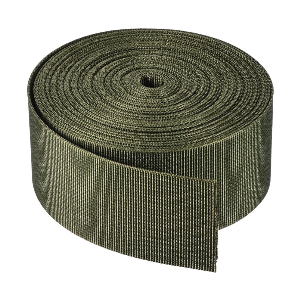 Flat Nylon Webbing Strap 2 Inch 10 Yards Bright Red for Backpack, Luggage-Rack