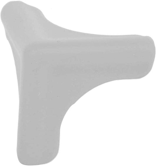 FYBD 4 Pieces Silicone Protective Pad Crash Corner Office Furniture Child Safety Desk Corner Cover (Grey)